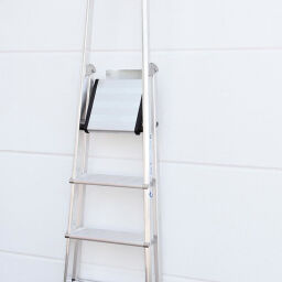 Industrietreppe einseitig begehbar, 7 Stufen inkl. plattform
