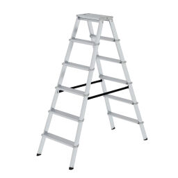 Industrial stairs double-sided, 2x6 steps 