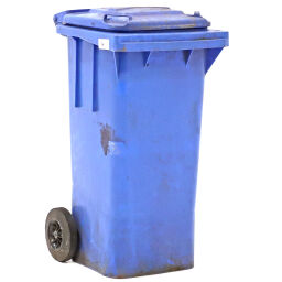 Gebrauchte Mülltonne  Abfall und Reinigung Mini-Container mit Scharnierdeckel.  L: 550, B: 500, H: 950 (mm). Artikelcode: 98-6226GB