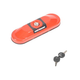 Cadenas et antivol Bull-Lock Oval Door Lock  avec support de porte latérale universel