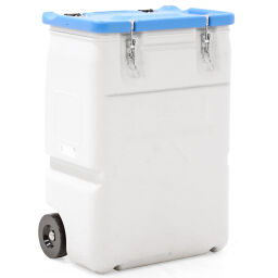 Mobile trays retention basin environmental container for hazardous substances