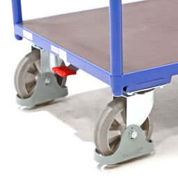 Used Warehouse trolley platform trolley 1 push bracket used.  L: 1140, W: 700, H: 1000 (mm). Article code: 77-A230095