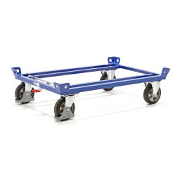 Carrier pallet carrier with 4 capture corners
