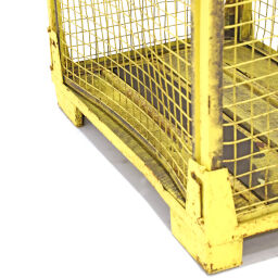 Mesh stillages stackable and foldable b-quality, with damage