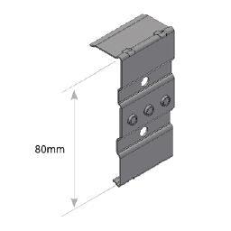 Longspan rack Shelving accessories longspan rack pins.  H: 80 (mm). Article code: 99-2800-KLEM80
