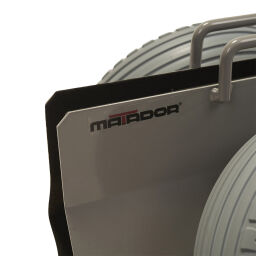 Glas/Plattengestelle Matador Plattenroller mit 2 pannensicheren Reifen.  L: 390, B: 365, H: 350 (mm). Artikelcode: 6314185