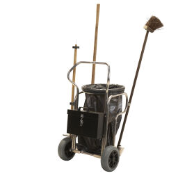 Waste and cleaning Matador aluminum cleaning trolley
