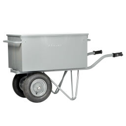 Wheelbarrow matador tool wheelbarrow with 2 pneumatic tyres