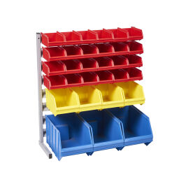 Storage bin plastic Matador stationary storage rack 