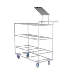 Order picking trolley warehouse trolley matador order picking trolley  suitable for 12 bins of 14l