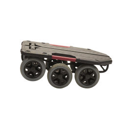 Transport trolley superhond hand truck  with 6 puncture proof tires, suitable for uneven surfaces