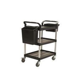 Shelved trollyes warehouse trolley matador accessories  storage tray