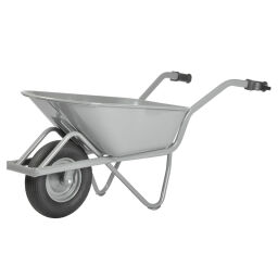 Wheelbarrow matador reinforced construction wheelbarrow extra strong, with pneumatic tire ø 400 mm