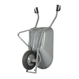 Wheelbarrow matador reinforced construction wheelbarrow extra strong, with pneumatic tire ø 400 mm