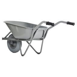 Wheelbarrow matador construction wheelbarrow extra strong, with puncture proof wheel (foamed polyurethane) 