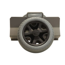Plattenroller mit 2 pannensicheren Reifen