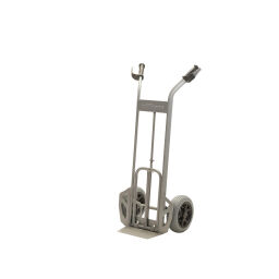 Sack truck matador handtruck with fixed and foldable plate