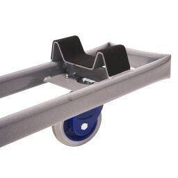 Sack truck matador plates trolley with built-in lever mechanism