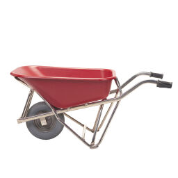 Universal wheelbarrow with puncture proof wheel (foamed polyurethane) 