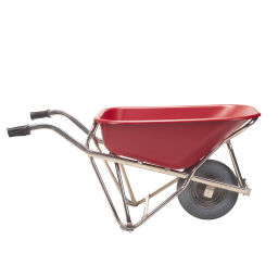 Universal wheelbarrow with puncture proof wheel (foamed polyurethane) 