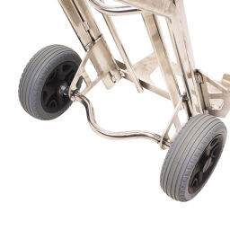 Diable transport matador chariot porte bouteilles à gaz en aluminium avec 2 roues anti- crevaison