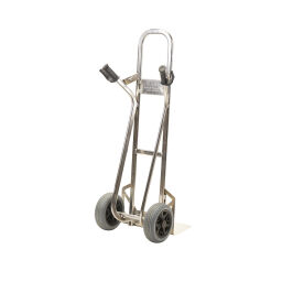 Diable en tube aluminium aluminium handtruck avec 2 roues anti- crevaison