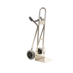 Diable en tube aluminium aluminium handtruck avec 2 roues anti- crevaison