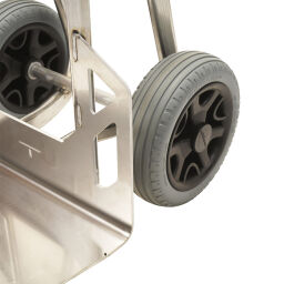 Diable en tube aluminium aluminium handtruck avec 2 roues anti- crevaison