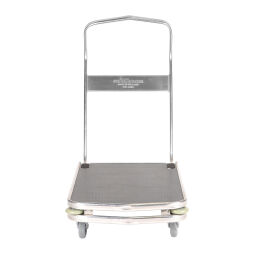 Storeroom trolleys platform trolley push bracket(s) folding down