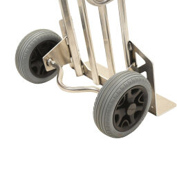 Alukarren mit 2 pannensicheren Reifen