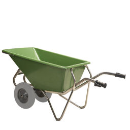 Wheelbarrow Matador  agricultural wheelbarrow with 2 puncture proof tires Article arrangement:  New.  L: 1630, W: 715, H: 800 (mm). Article code: 6318883