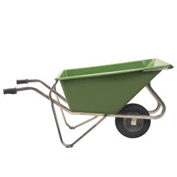 Wheelbarrow Matador  agricultural wheelbarrow with pneumatic tire Ø 400 mm Article arrangement:  New.  L: 1600, W: 680, H: 800 (mm). Article code: 6318884