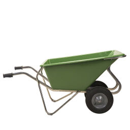 Wheelbarrow Matador  agricultural wheelbarrow with 2 pneumatic tyres Article arrangement:  New.  L: 1600, W: 680, H: 800 (mm). Article code: 6318885