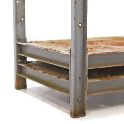 Stacking rack fixed construction stackable