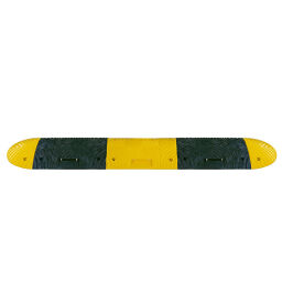Traffic marking safety and marking accessories speed bump end piece up to 20 km/h - yellow
