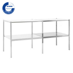 Workbench packaging table extension section.  W: 850, D: 800, H: 1000 (mm). Article code: 55-S12-850-1-AB