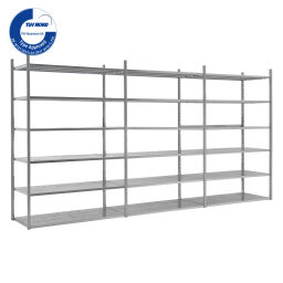 Shelving static shelving rack 55 complete with accessories New
