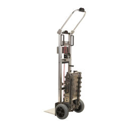 Stairway hand truck electrically powered - 12v/ 9 ah