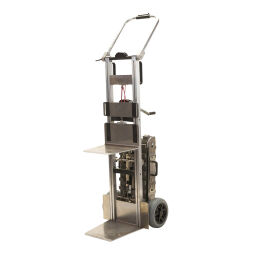 Stairway hand truck electrically powered - 12v/ 9 ah