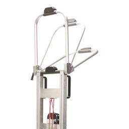 Stairway hand truck electrically powered - 12v/ 9 ah