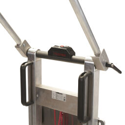 Stairway hand truck electrically powered - 12v/ 9 ah