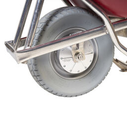 Universal wheelbarrow electrically powered - 36V, 10,5 Ah, Lithium