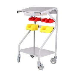 Table top carts warehouse trolley matador mobile cabinets  writing surface / 1 loading surface