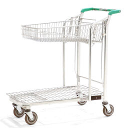 Used warehouse trolley cc cart loading area from mesh