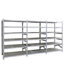 Shelving used static shelving rack 856 complete with accessories