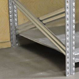 Shelving used static shelving rack 856 complete with accessories