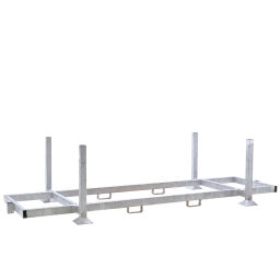 Rack mobile construction fixe empilable suitable for stanchions 48.3x3.25 mm