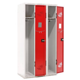 Gebruikte kast garderobekast 3 deuren (hangsluiting)