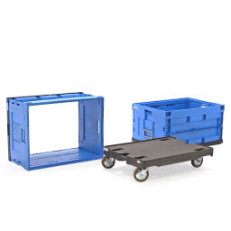 Rollwagen gebraucht rollbehälter kombination satz material beistellwagen