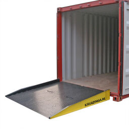 Gebrauchte Auffahrrampen Container-Auffahrrampe feste Konstruktion